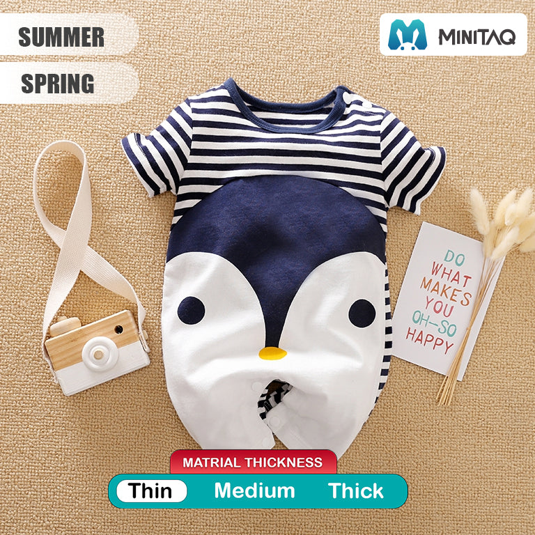 Modish Penguin Half Sleeve Romper 2 - Minitaq baby kids clothes dress