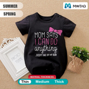 Can Do Baby Girl Black Romper 2 - Minitaq baby kids clothes dress