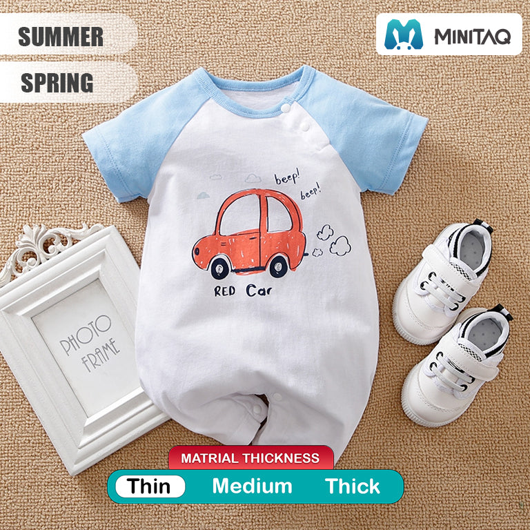 Car Beep Casual Baby Romper 2 - Minitaq baby kids clothes dress