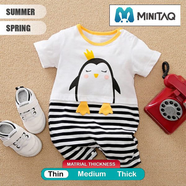 Little Cute Penguin Summer Romper 2 - Minitaq baby kids clothes dress