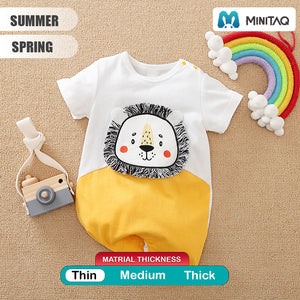 Cute Lion Stylish Baby Summer Romper 2 - Minitaq baby kids clothes dress