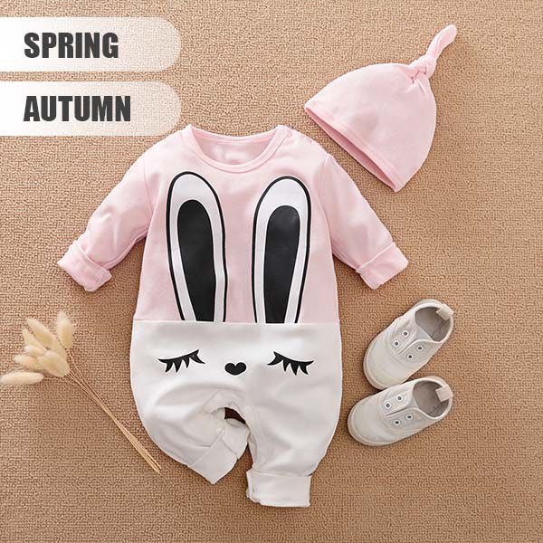 Adorable Bunny Baby Romper 2 - Minitaq baby kids clothes dress