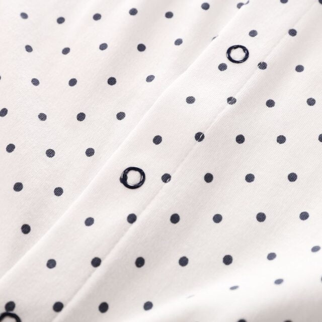 Blue Dots Pattern Design Summer Romper » MiniTaq