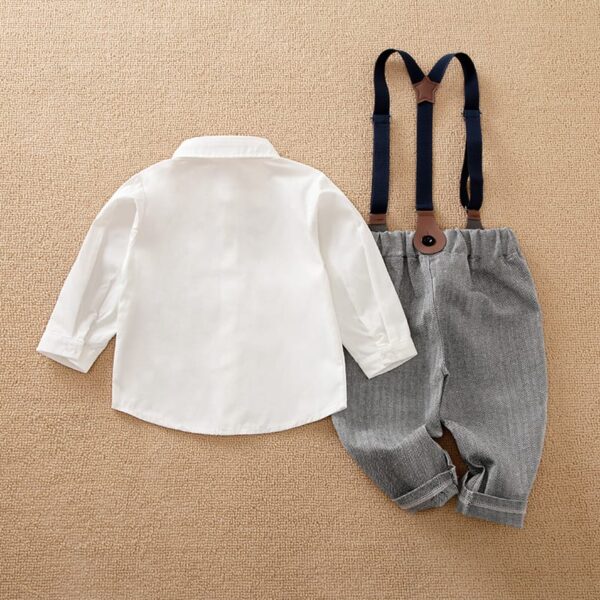 Formal Shirt With Gray Gallace Pant 2pc Set
