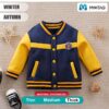 Sports Style Yellow Blue Jersey for Kids