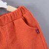 Modern Waffle Soft Carrot T-Shirt & Shorts