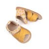 yellow strap style summer pu sandal