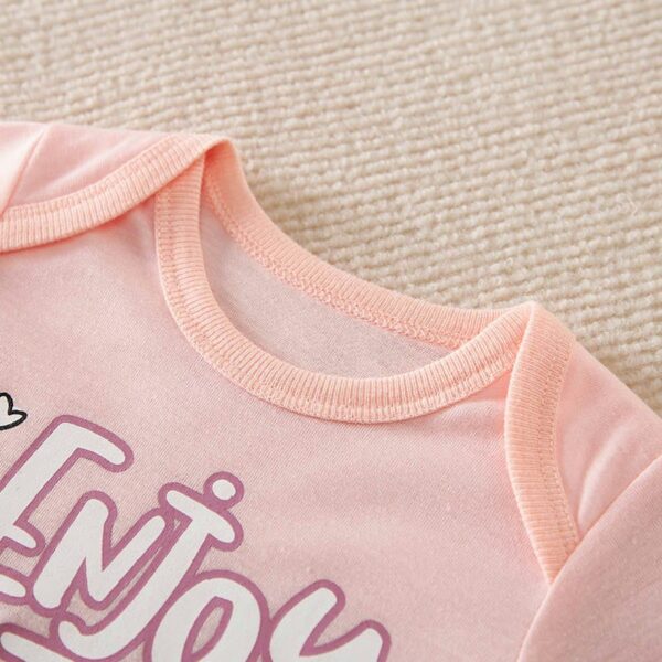 Little Things Cute Pink Baby Romper