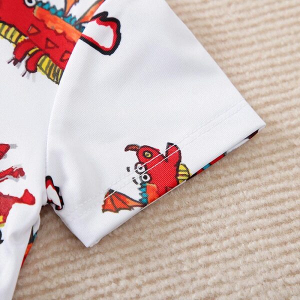 Flying Dragons Casual Summer Baby Romper
