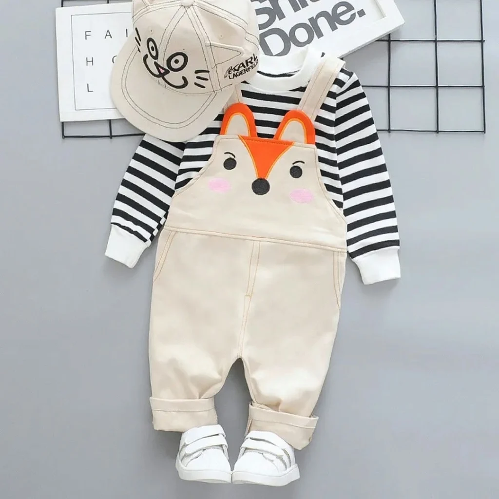 Crafty Fox Dungaree Style Baby Romper