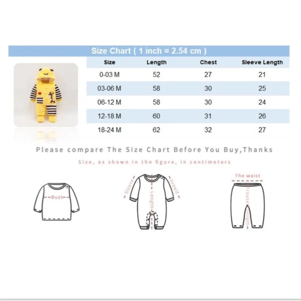Cute Animal Thick Hooded Winter Romper V2