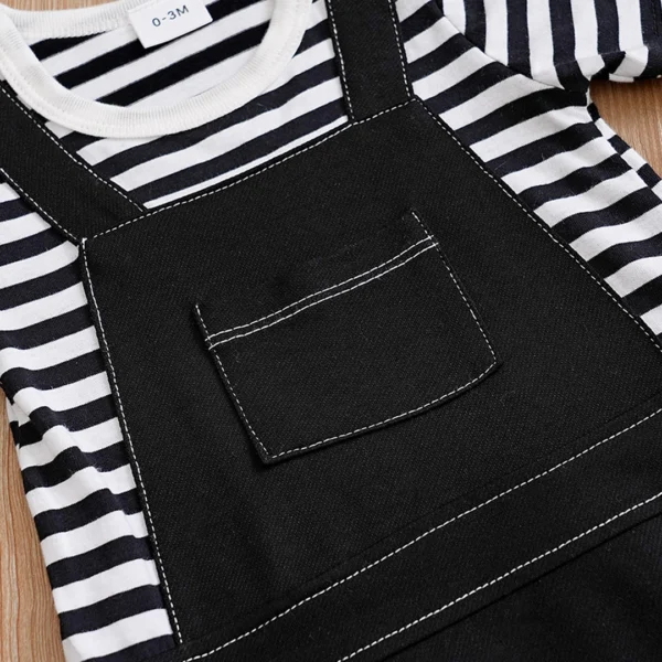 The French Style Dungaree Cotton Romper
