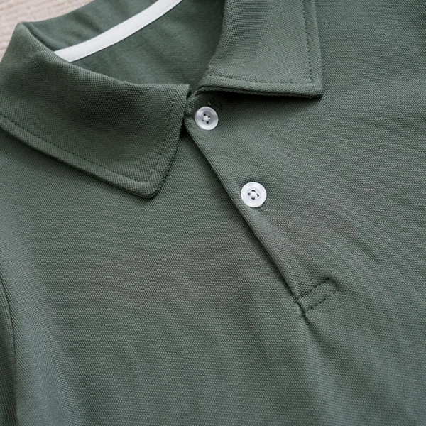 Storm Green Polo Cotton Kids Shirt