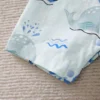 Cute Baby Whales Pattern Cotton Romper
