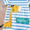 Hello By Giraffe Cute Baby Cotton Romper